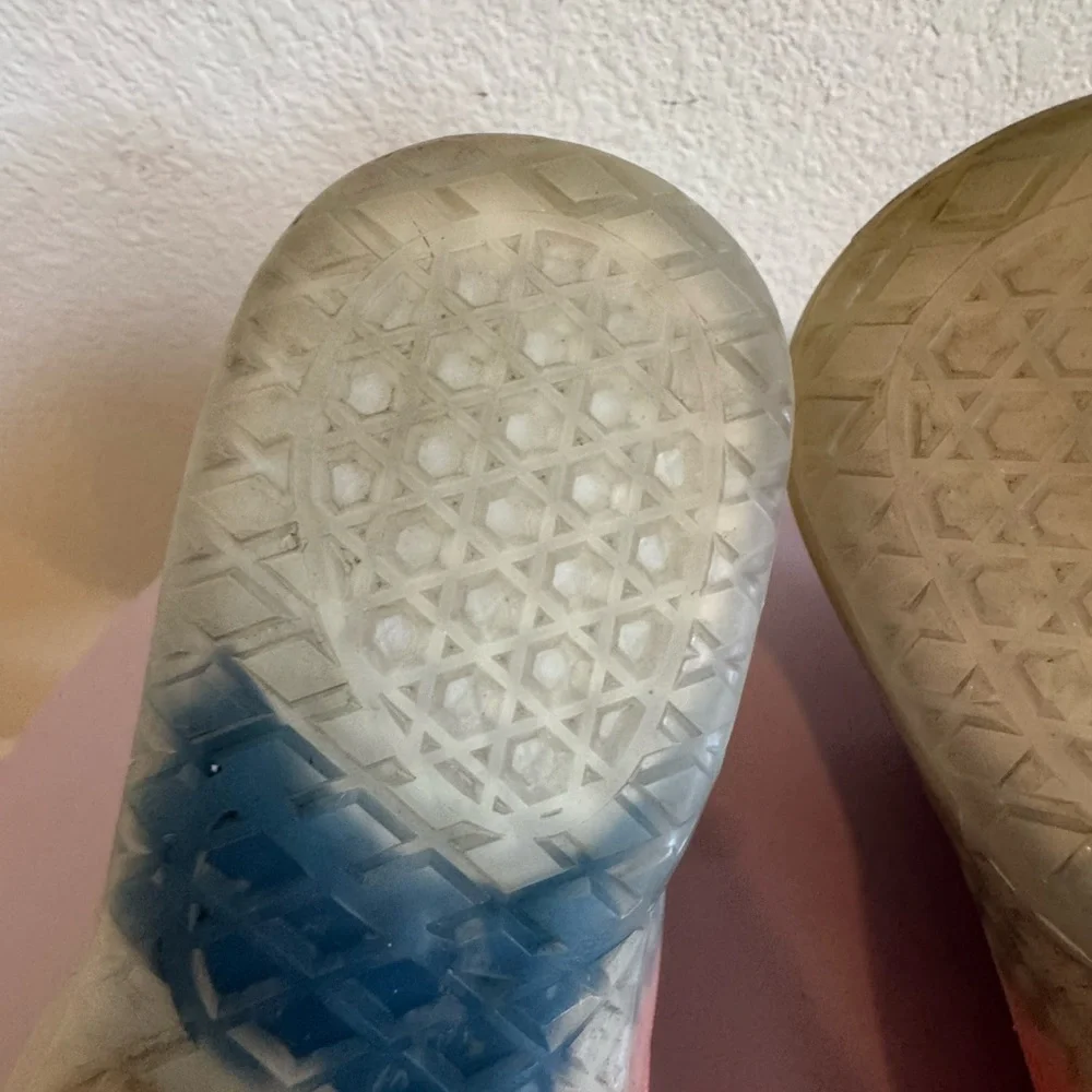 Vans Evdnt Ultimate Waffle Light Gray and Blue Casual Sneakers Womens size 7